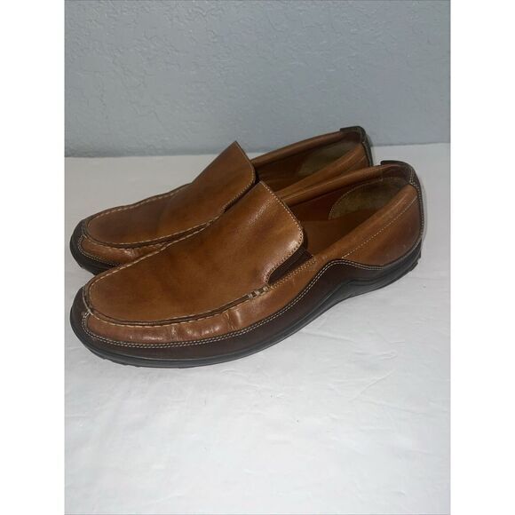 Cole‎ Haan Tucker Loafer Leather Venetian Slip Loafer C03559 Men's Sz 13M Brown - Picture 1 of 8